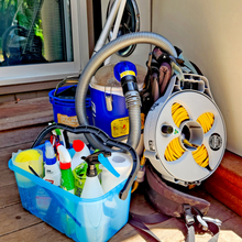 Lade das Bild in den Galerie-Viewer, Kompakter Kabelaufroller für 30M Verlängerungskabel - Grau