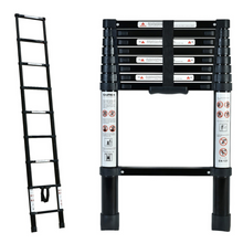 Load image into Gallery viewer, 2.6 black telescopic ladder-Kumpl