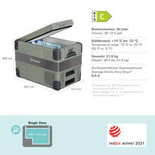 Lade das Bild in den Galerie-Viewer, Truma Cooler C36 (35 Liter) Caravan und Camping Kühlbox  - Kumpl