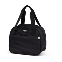 Lade das Bild in den Galerie-Viewer, REPREVE Lily Lunch Bag. praktisch und nachhaltig. Perfekt für Camping und Caravaning. Farbe: Schwarz. Produktbild vorne