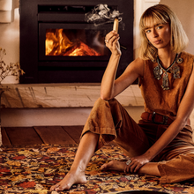 Lade das Bild in den Galerie-Viewer, Wandering Folk Picknickdecke   Spice Forest | Boho Wasserdicht - Kumpl