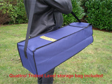 Load image into Gallery viewer, Milenco Quattro Level 3 Auffahrkeile 2er-Set ; 4 Stufen (4/9/13/18 cm) ; Gitteroberflächee ; zusätzlicher Halt ; Camping und Caravaning ; Farbe: Grau ; Reallife Bild Tasche