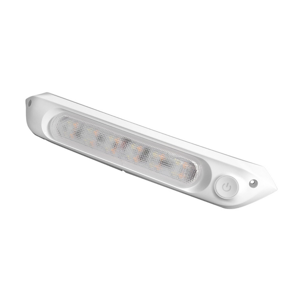 Dimmable White Dual Led (white/amber) Awning Light  With Switch 287mm-Kumpl