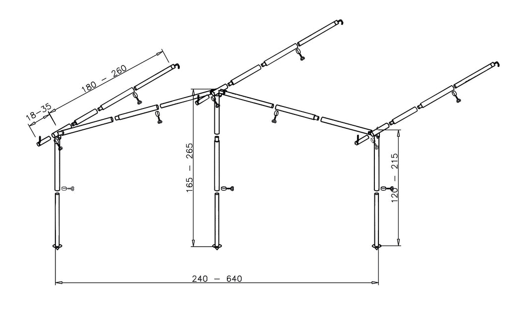 Bungalow steel frame