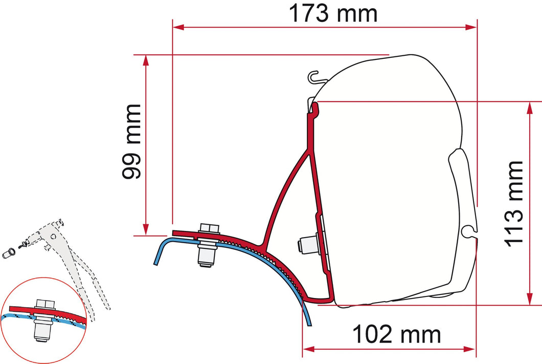 Adapter kit Trafic-Vivaro