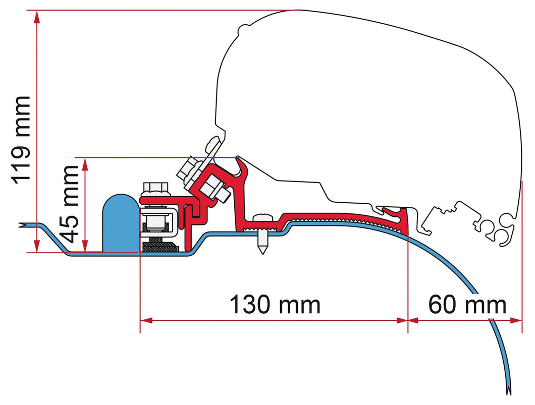 Adapter F80-F65 Iveco Daily H2