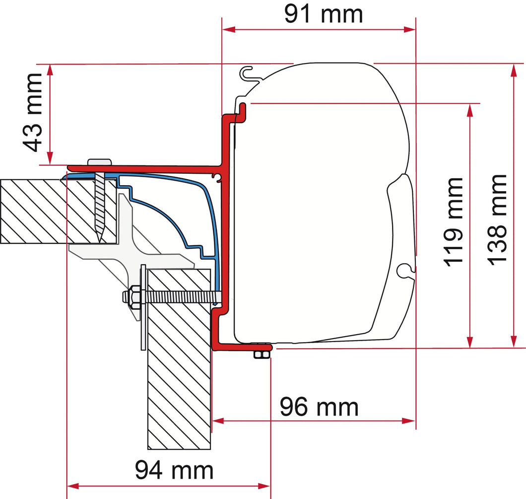 Adapter Laika Ecovip bis 07-Bürstner