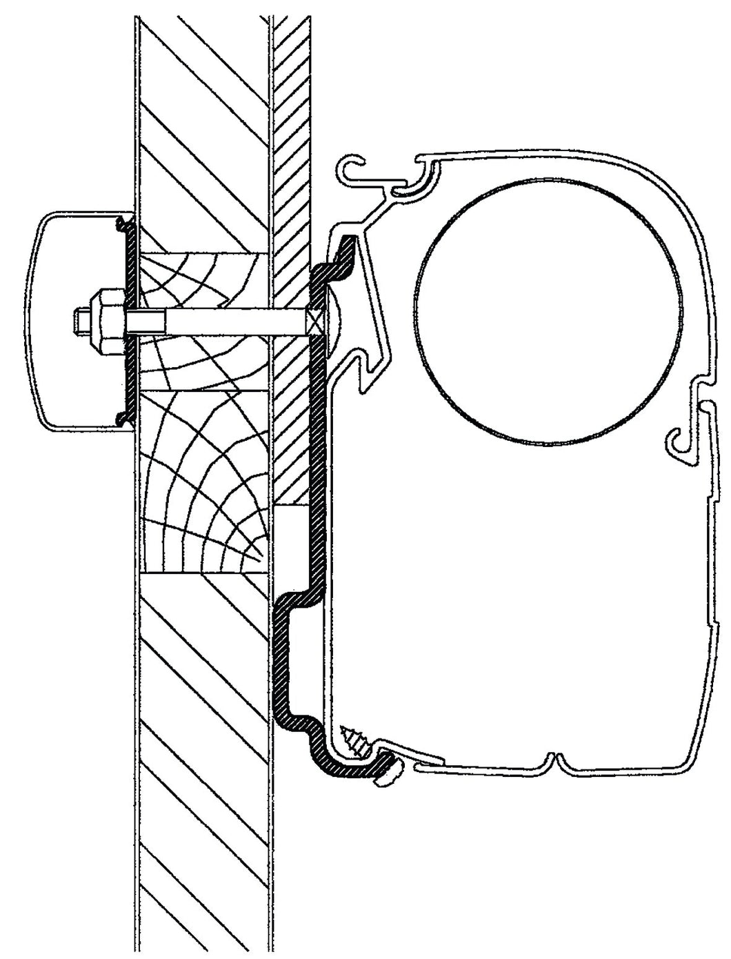 Adapter for CHAUSSON Allegro 350 cm (S)