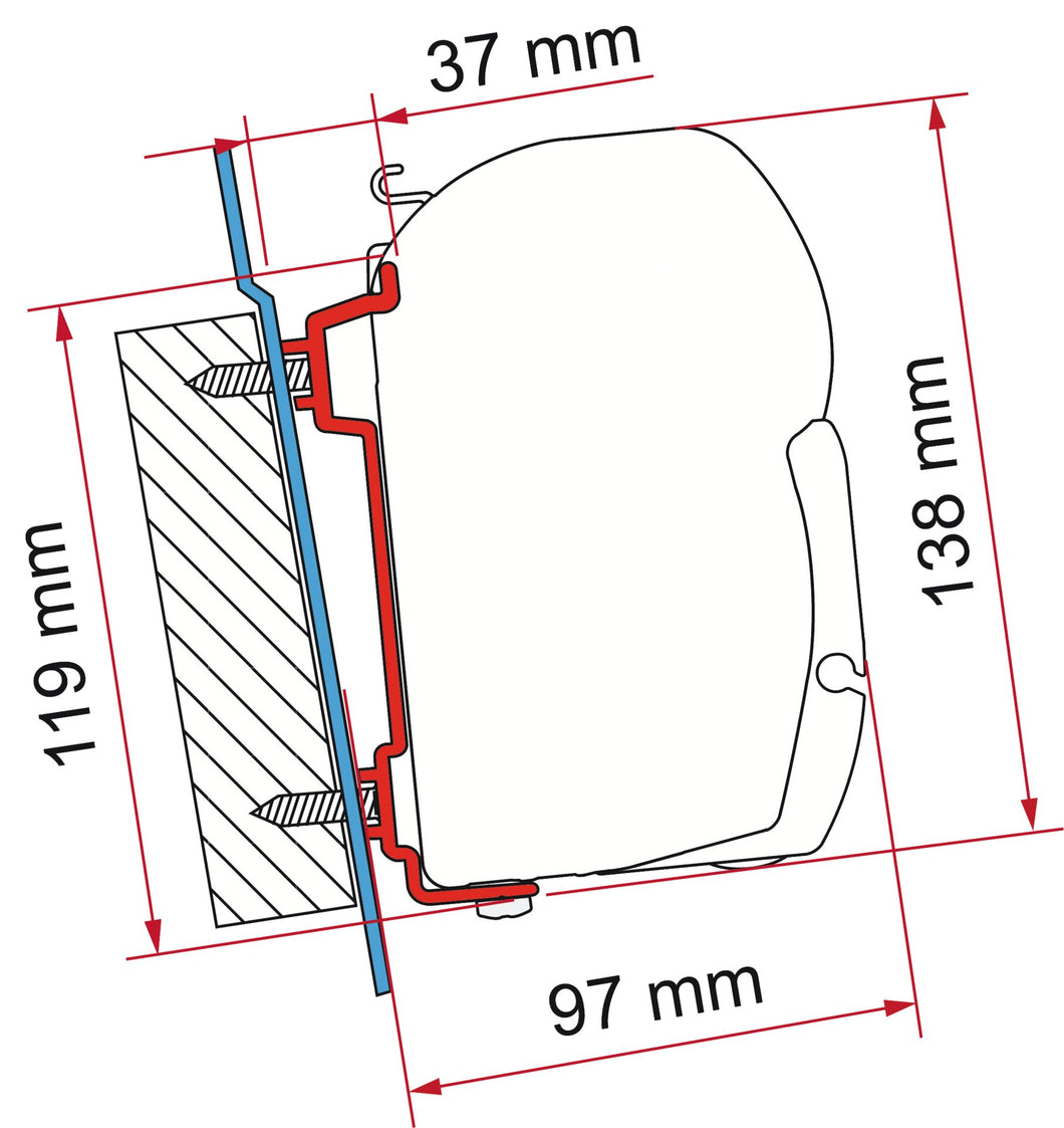 Adapter Ford Transit High Roof