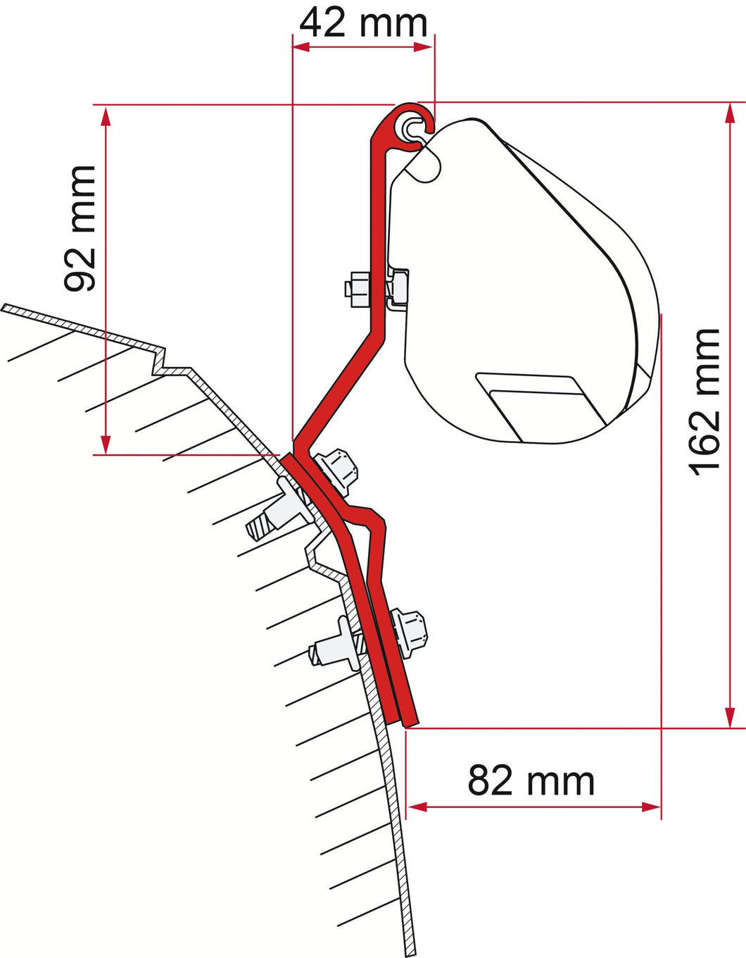 Adapter F35 VW T4