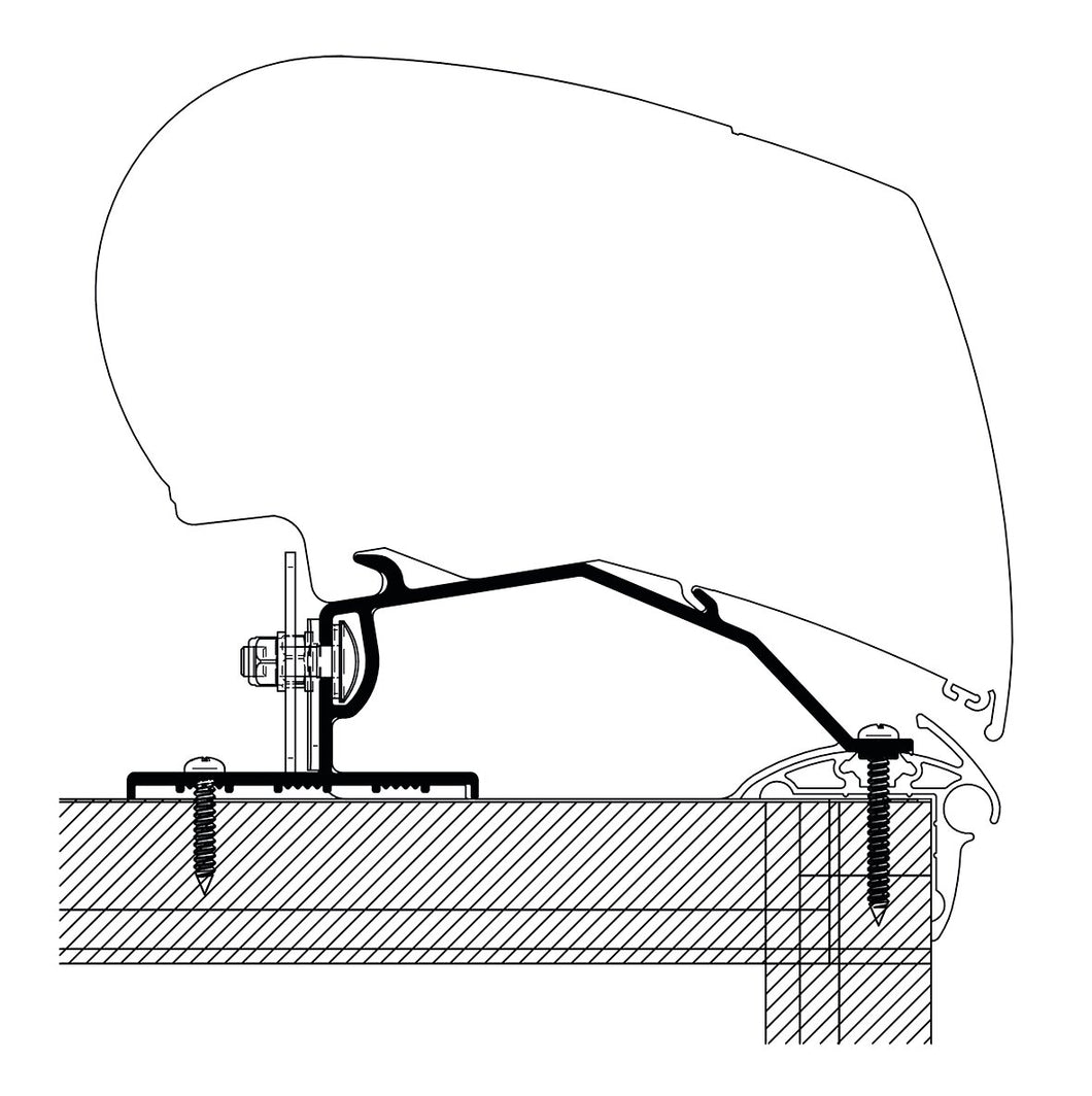 Caravan Roof Adapter (3 x 100 cm)