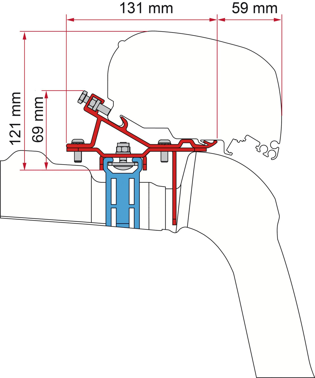 Adapter F80-F65 VW Crafter from 2017