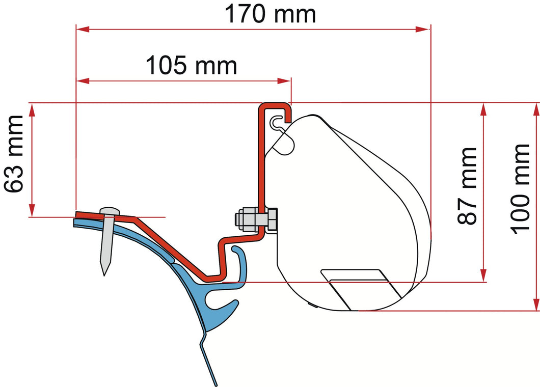 Adapter F35 Westfalia VW T6 Kepler