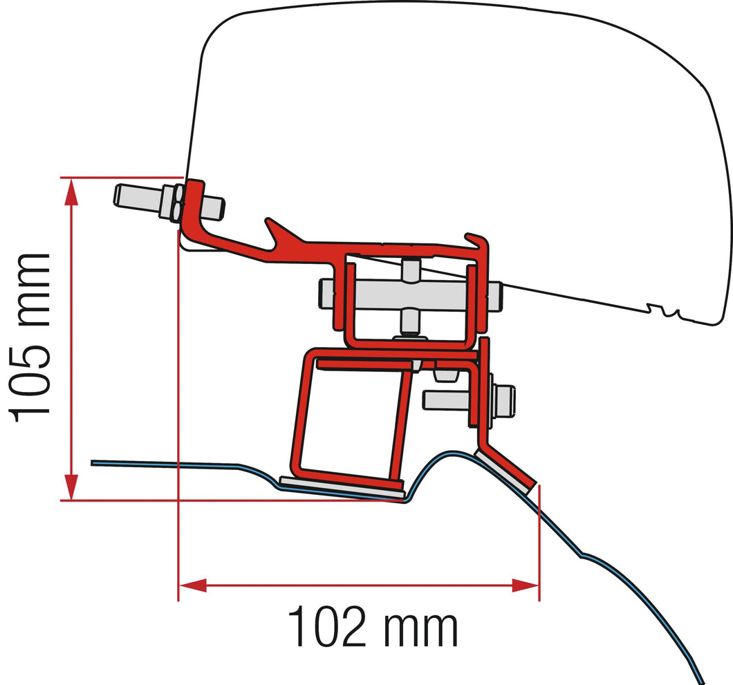 Adapter F40 Kit Mercedes V Class