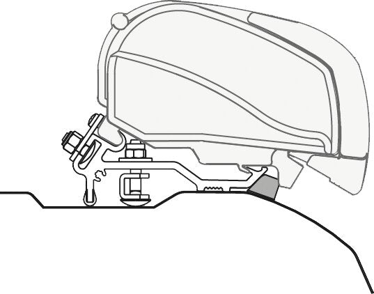 Kit RAIN GUARD Slim F80S Ducato