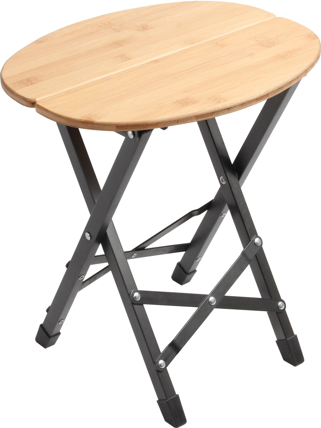 Twisty Bamboo Oval folding stool