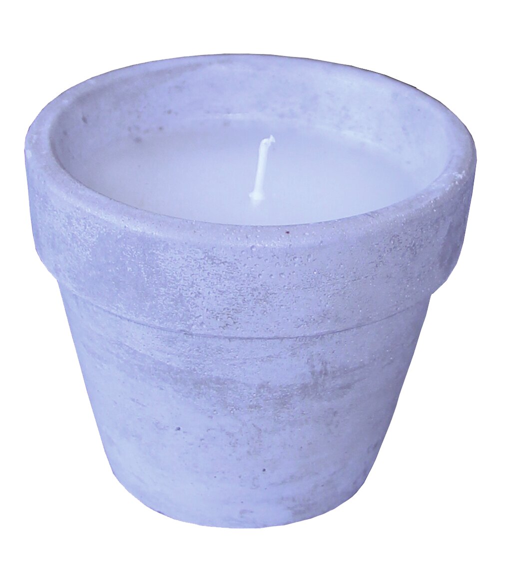 Party candle concrete look