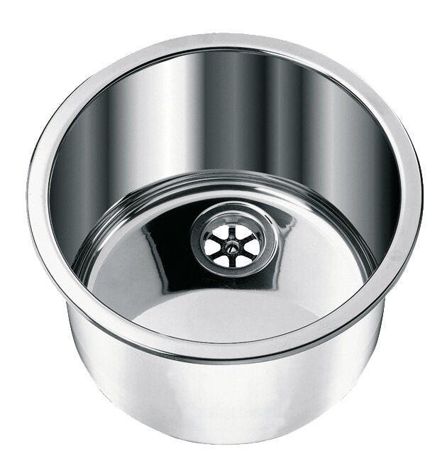 Spüle rund, INOX  D. 330 mm, T. 180 mm