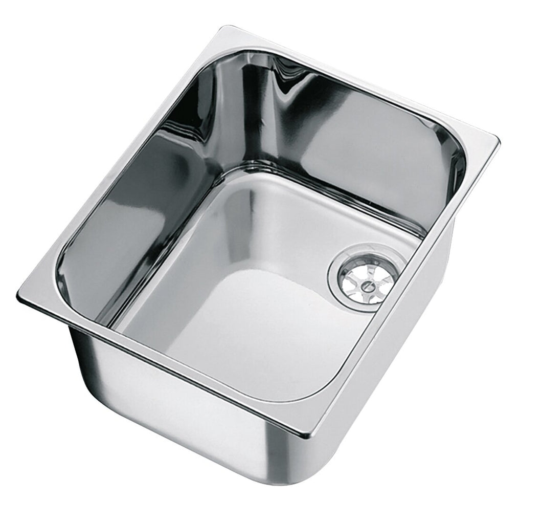 CAN Sink, angular, INOX 355x260 mm