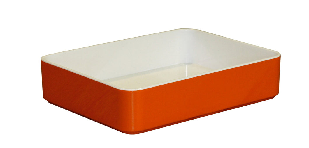 Stacking tray orange size 1 (R)