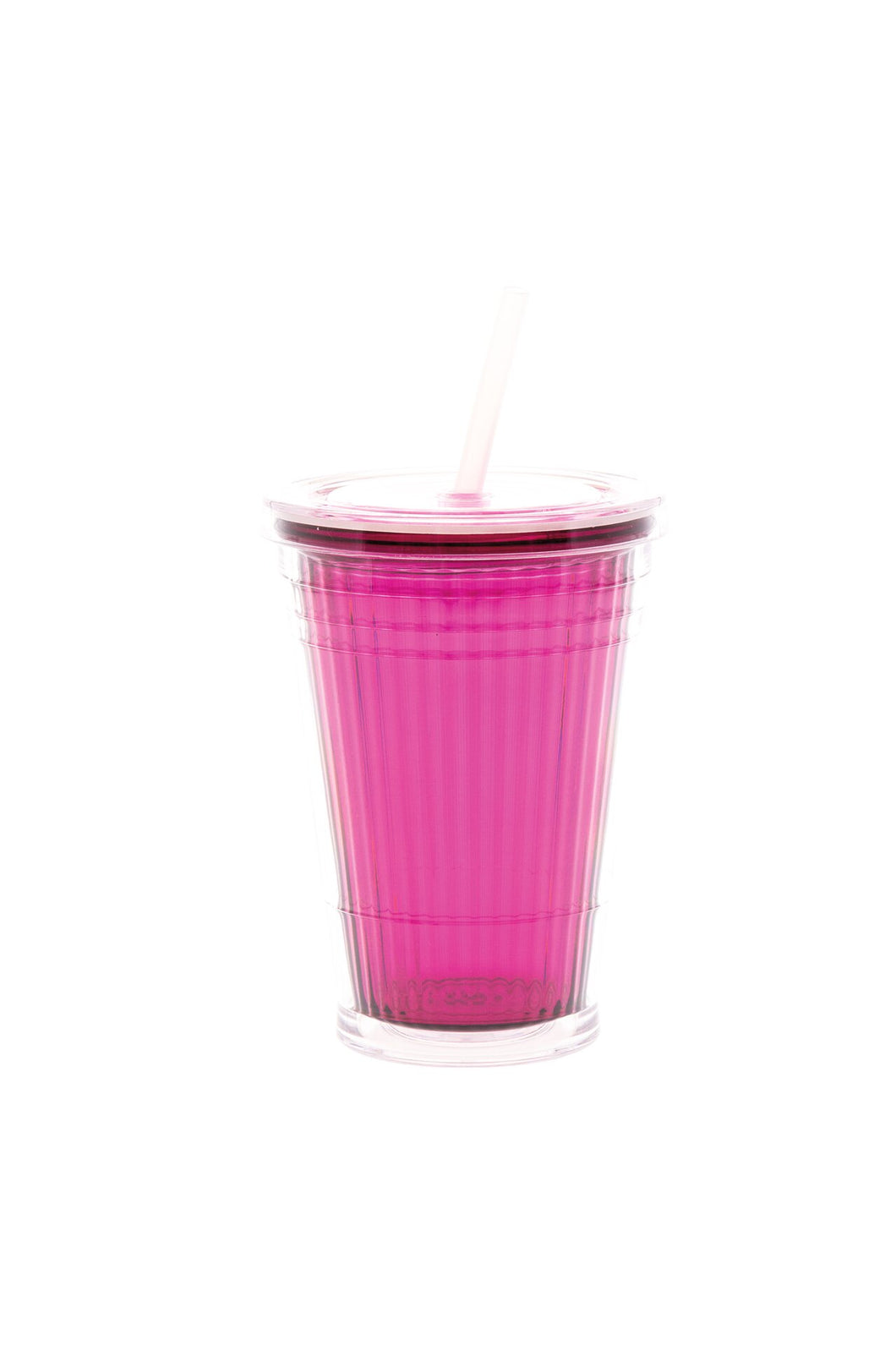 Cup with straw blackberry (R)