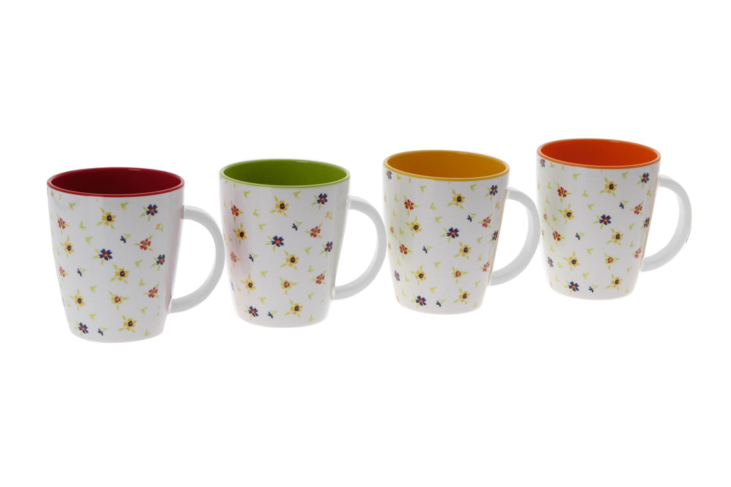 Mug set RAINBOW FLOWERS (R)