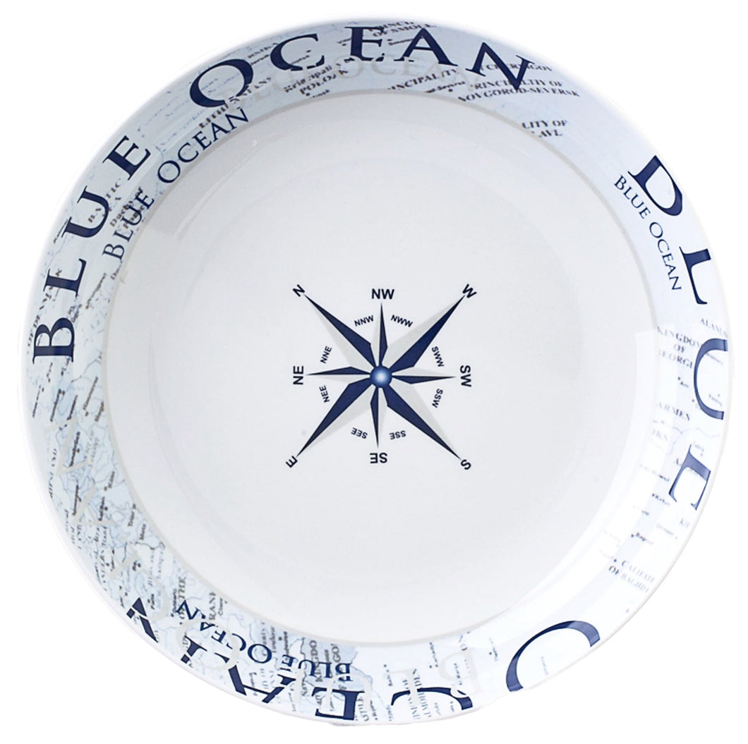 Blue Ocean soup plate