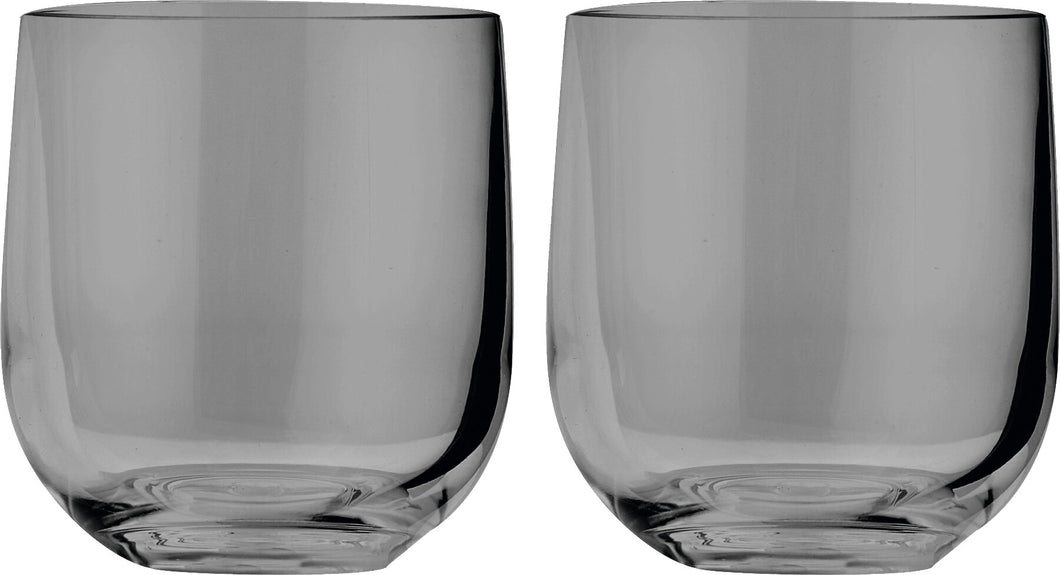 Water glass GREY set of 2