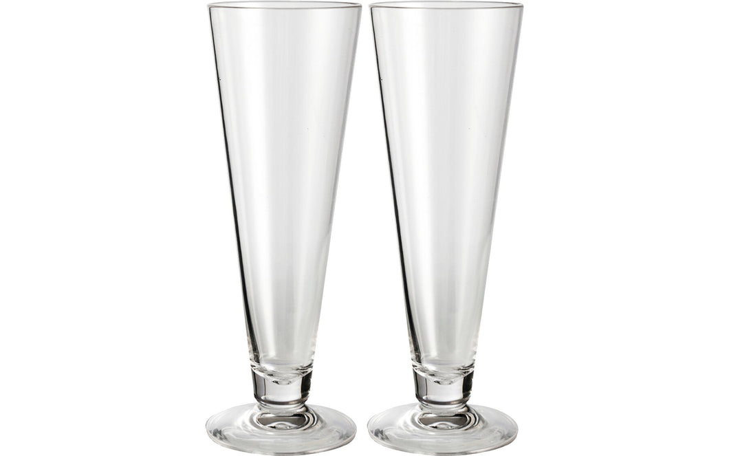 PILSNER beer glass set of 2