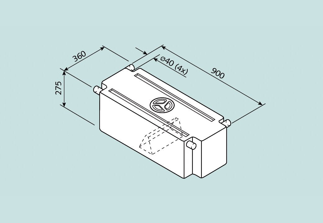 Wassertank 76 l (A)