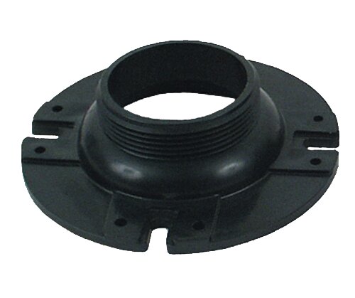 Base flange with external thread