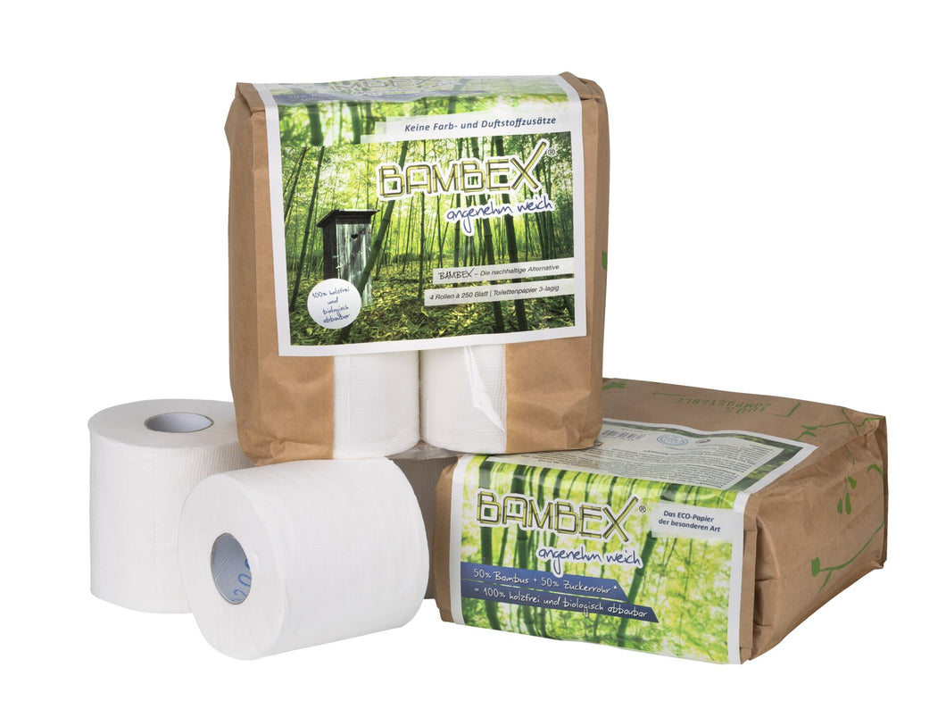 ECO-Toilettenpapier BAMBEX 4er-Pack