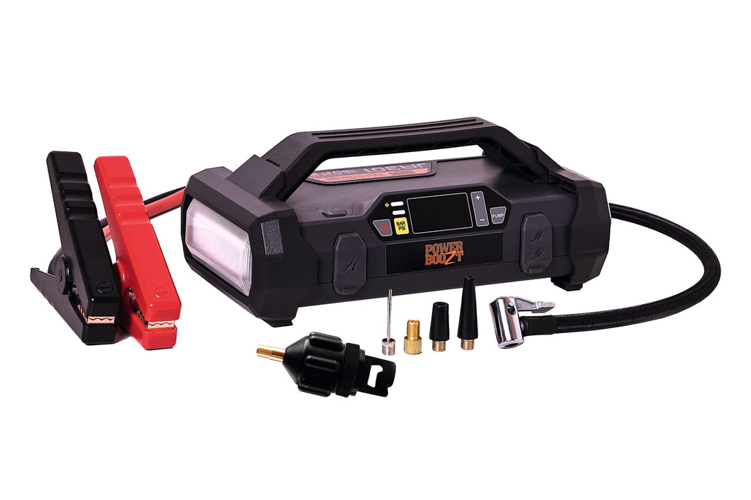 Jumpstarter m. Kompressor