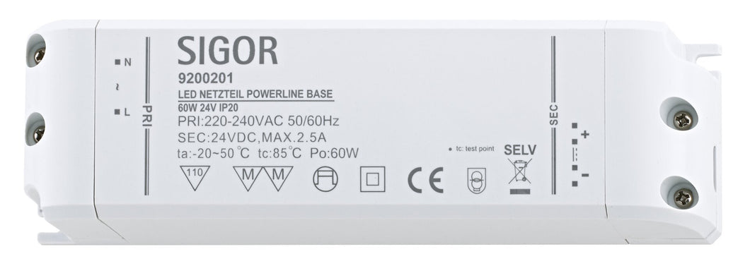 Netzteil POWERLINE BASE 60W 24VDC