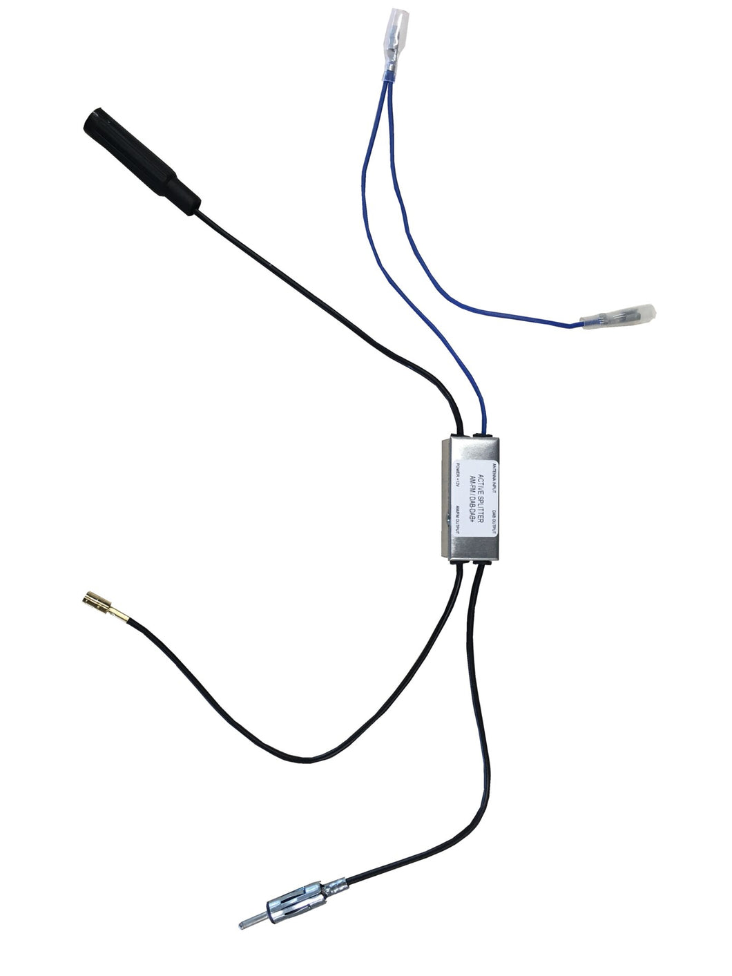 VHF antenna splitter with DIN connection