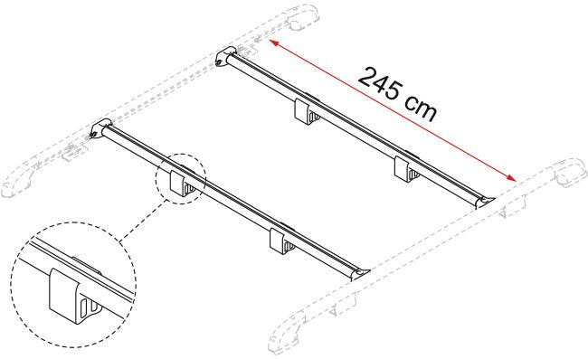 FIXING-BAR Rail (S)