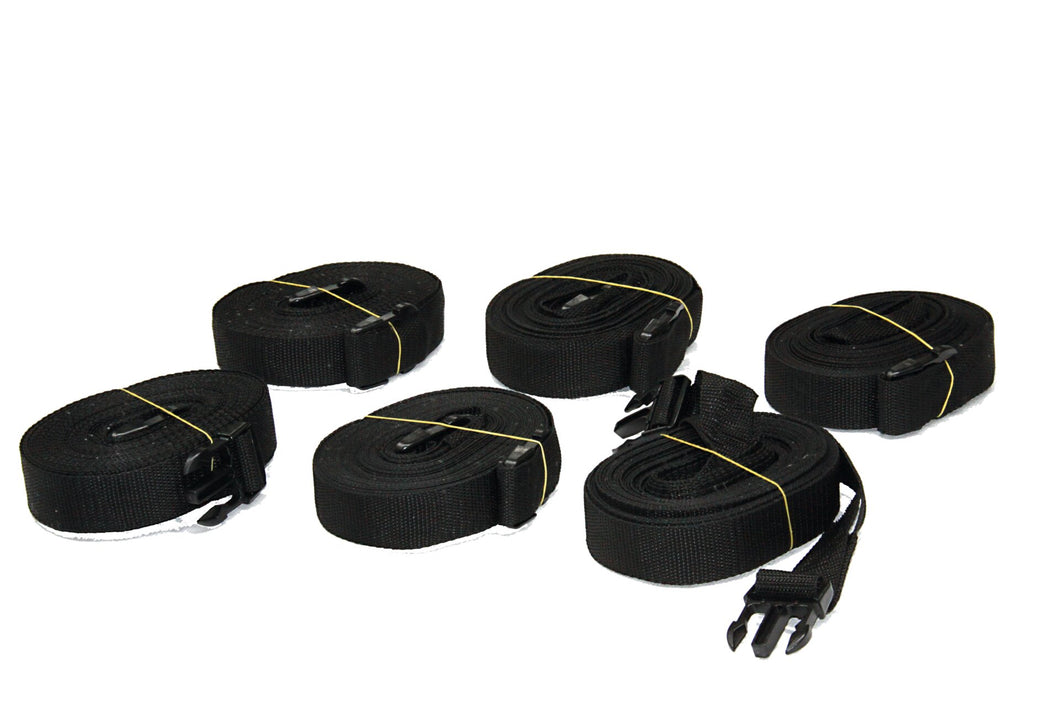 Replacement straps for roof tarpaulins