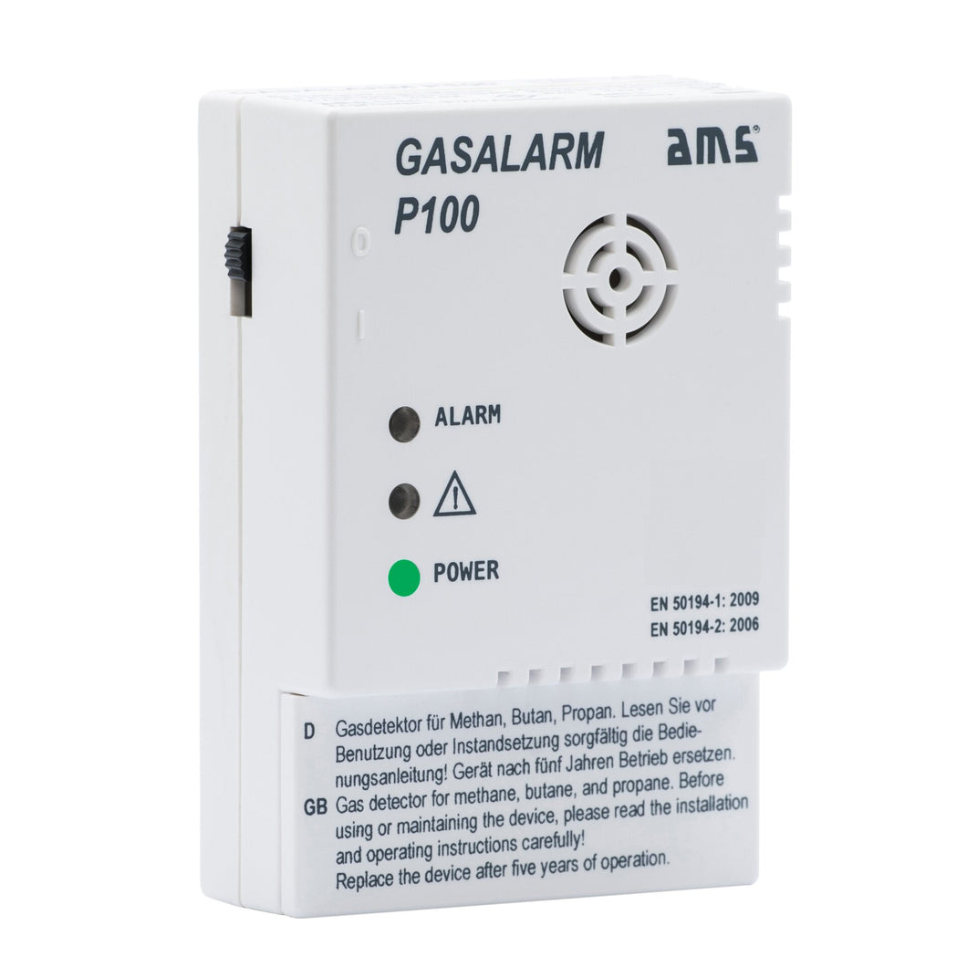 Gasalarm P100, mit Schaltausgang 12 V DC