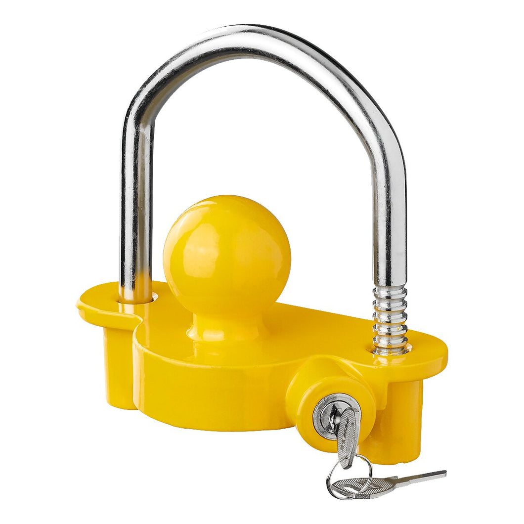 Coupling lock with cylinder lock