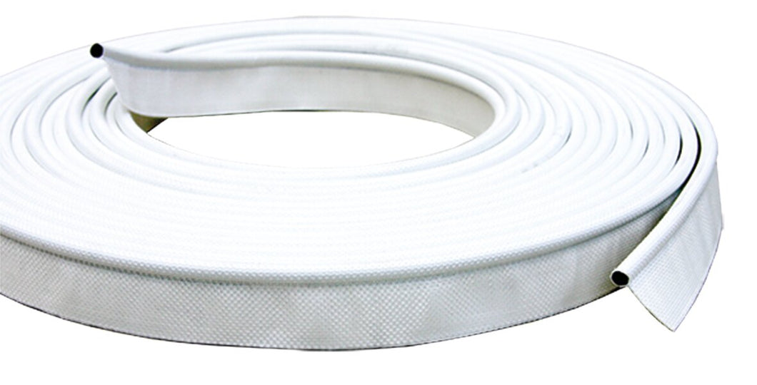 Textile piping (m), white 7.0 x 25