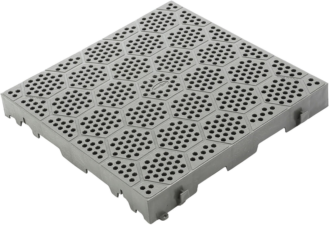 Plastic grating DECK-FIT gray