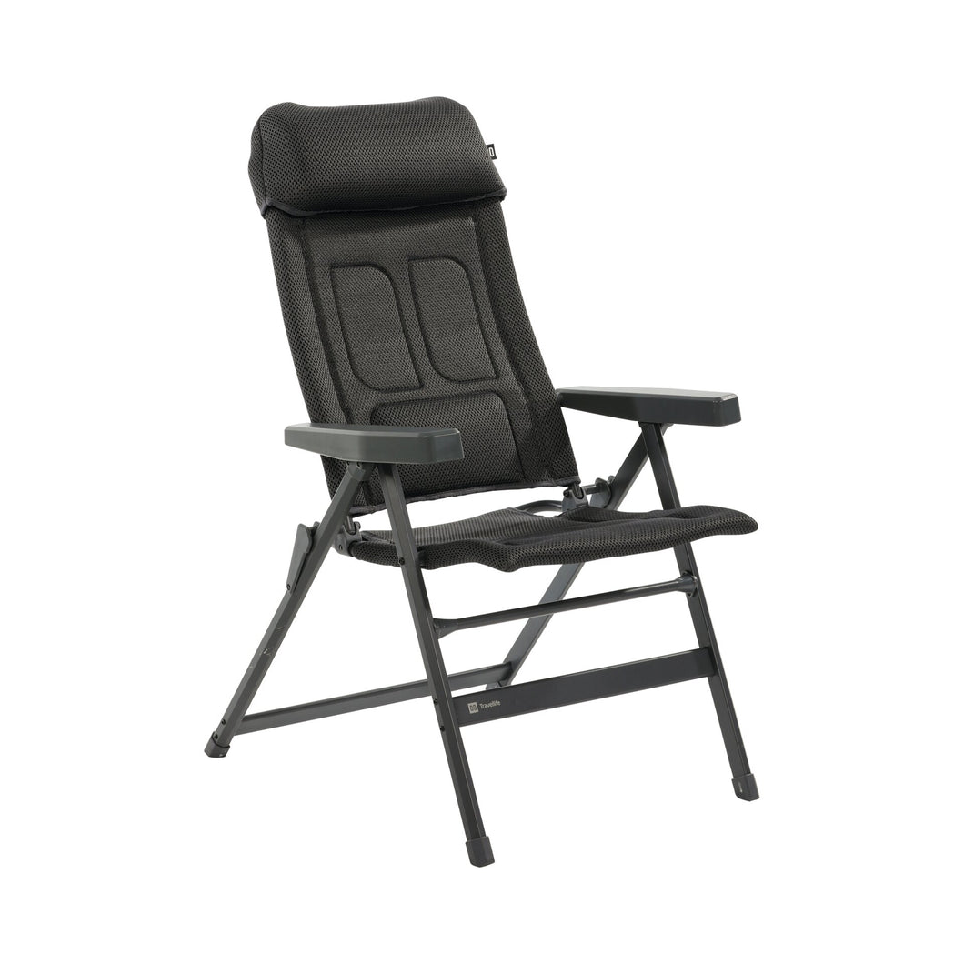 Folding chair LUCCA COMFORT deep gray