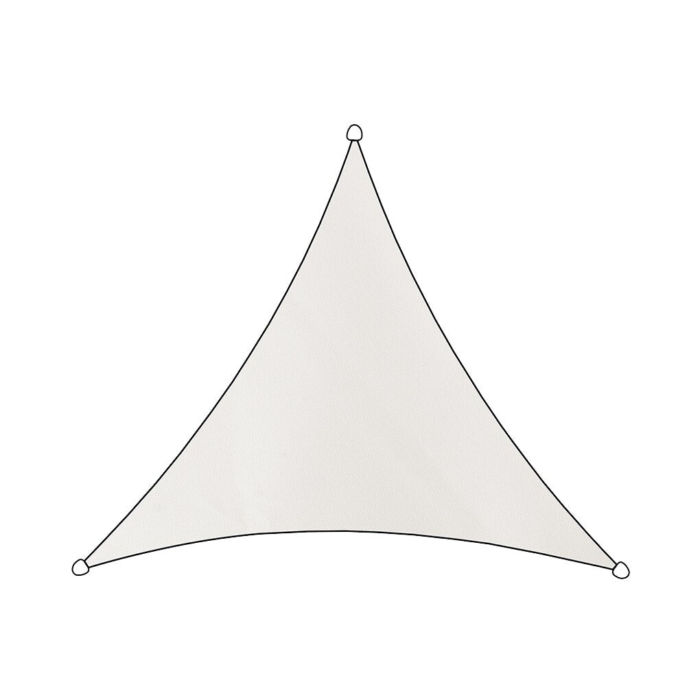 Awning triangle 500 cm white