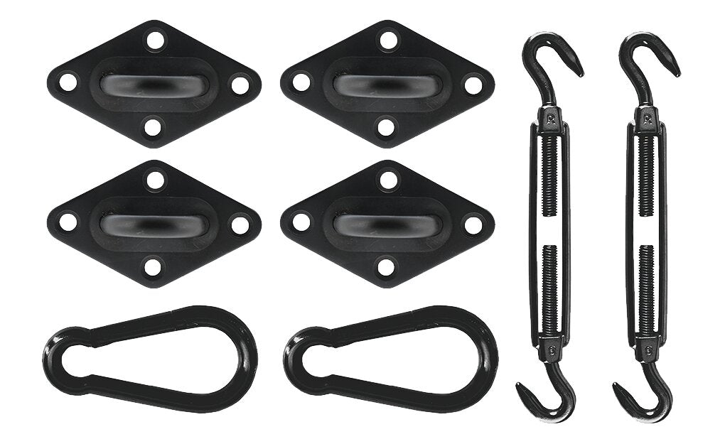 Mounting kit rectangle black