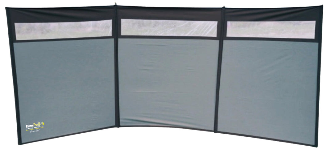 Windbreak with window