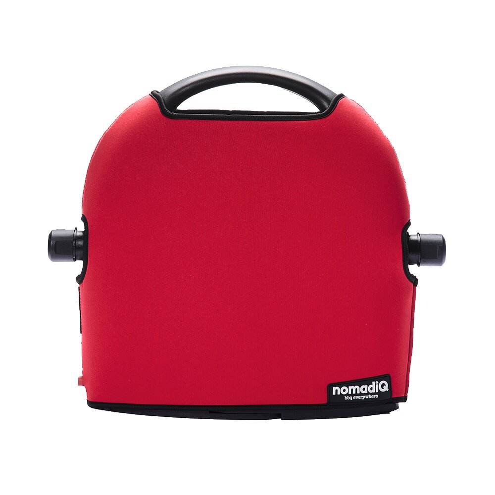 NomadiQ gas barbecue protective cover red