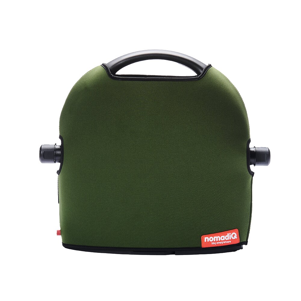 NomadiQ gas barbecue protective cover green