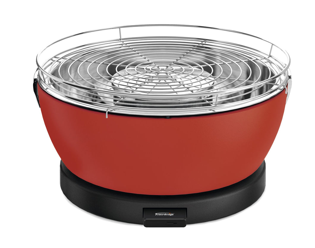 Feuerdesign Tischgrill Vesuvio rot