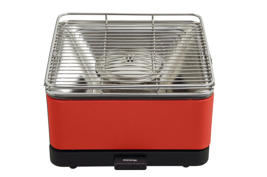 Feuerdesign table grill Teide red