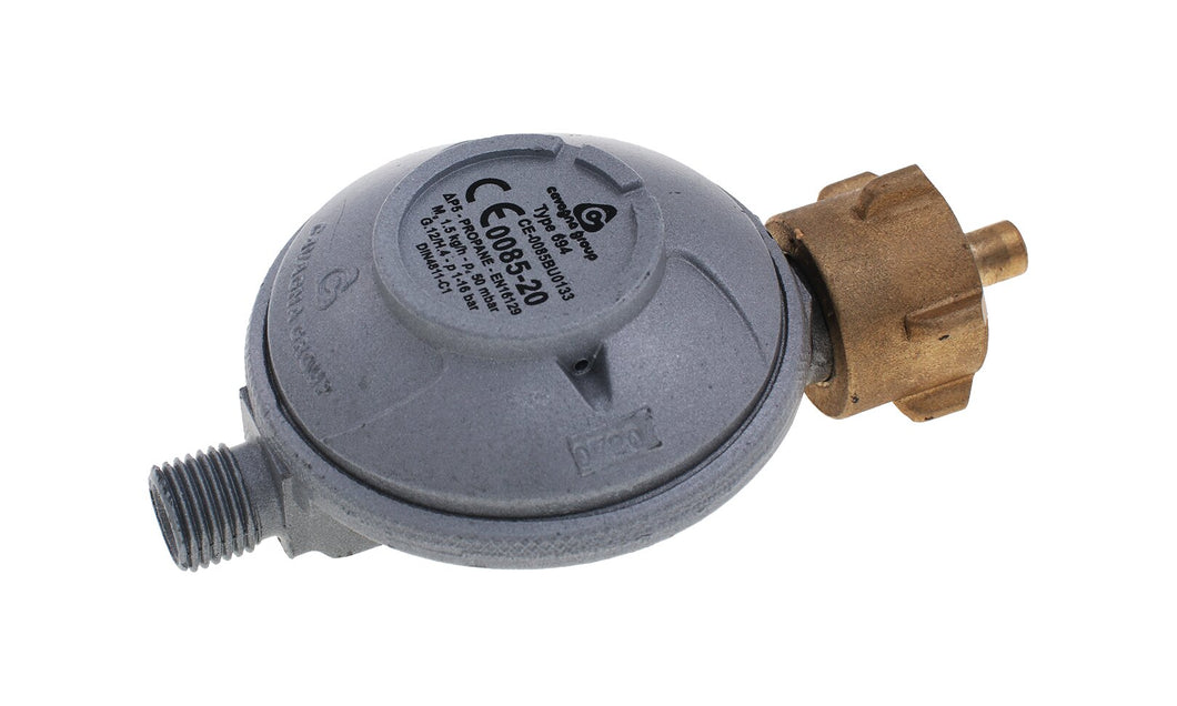 Camping pressure regulator 30 mbar